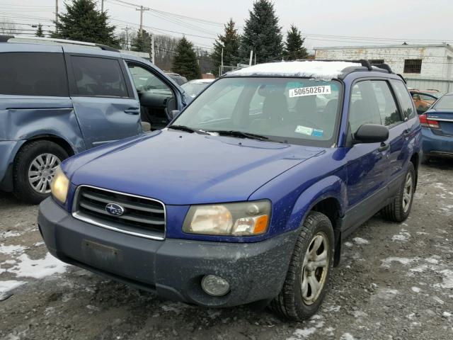 JF1SG63603H729246 - 2003 SUBARU FORESTER 2 BLUE photo 2