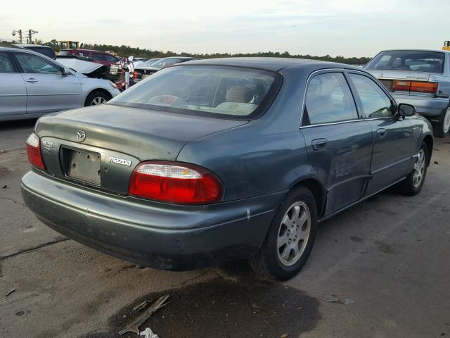 1YVGF22CXY5146429 - 2000 MAZDA 626 ES GREEN photo 4