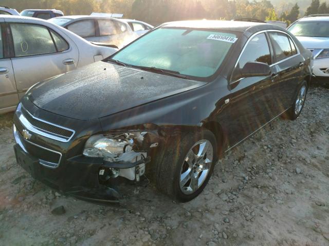 1G1ZH57B984294936 - 2008 CHEVROLET MALIBU 1LT 黑色 照片 2