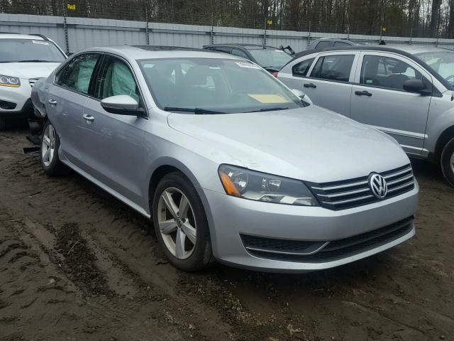 1VWBH7A33CC065315 - 2012 VOLKSWAGEN PASSAT SE SILVER photo 1