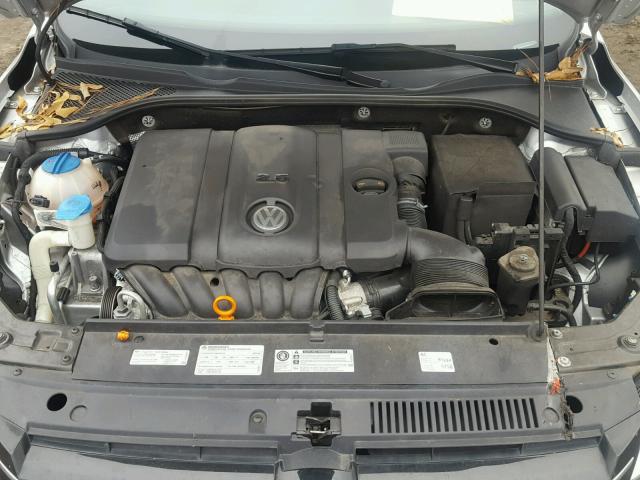 1VWBH7A33CC065315 - 2012 VOLKSWAGEN PASSAT SE SILVER photo 7