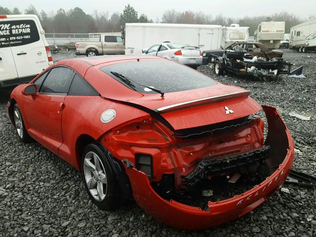 4A3AK24F66E050449 - 2006 MITSUBISHI ECLIPSE GS RED photo 3