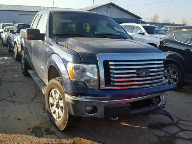 1FTFX1ET7CFA18687 - 2012 FORD F150 SUPER BLUE photo 1