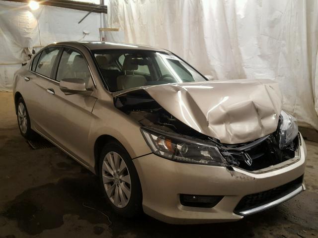 1HGCR2F82EA103290 - 2014 HONDA ACCORD EXL GOLD photo 1