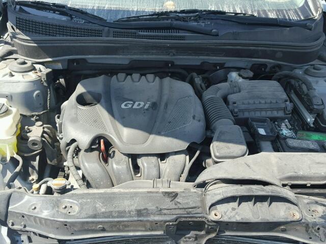 5NPEB4AC1BH289606 - 2011 HYUNDAI SONATA GLS SILVER photo 7