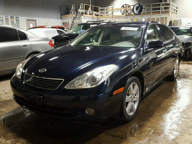 JTHBA30G555128523 - 2005 LEXUS ES 330 BLUE photo 2