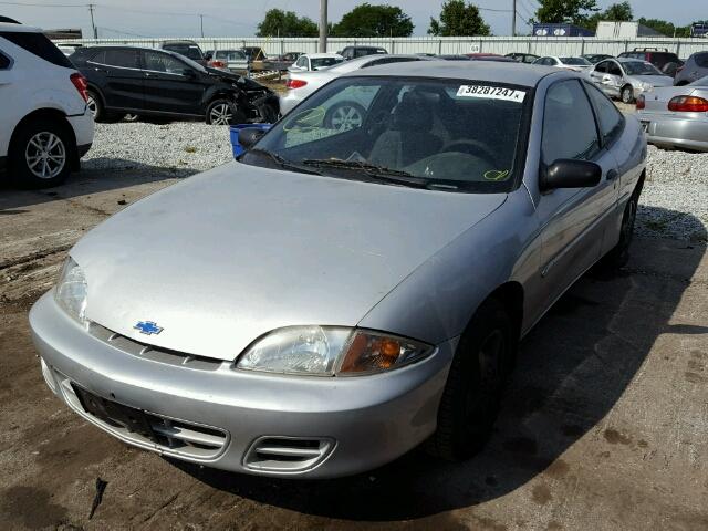 1G1JC1249Y7115791 - 2000 CHEVROLET CAVALIER GRAY photo 2