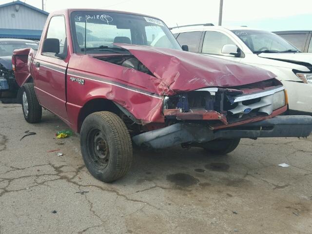 1FTCR10A6PUB60162 - 1993 FORD RANGER MAROON photo 1