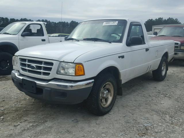 1FTYR10U71TA89891 - 2001 FORD RANGER WHITE photo 2