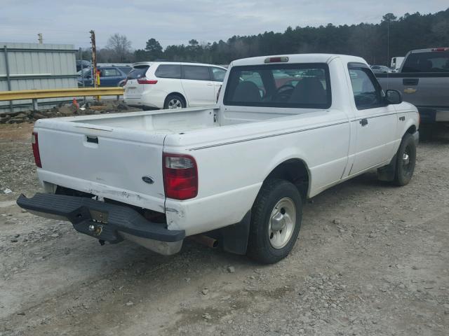 1FTYR10U71TA89891 - 2001 FORD RANGER WHITE photo 4