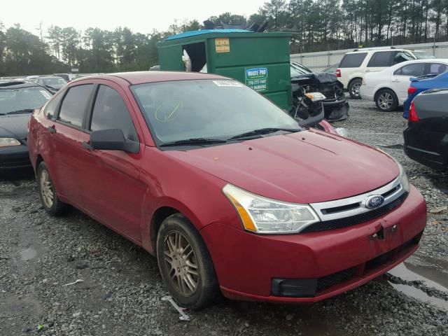 1FAHP3FN1AW294631 - 2010 FORD FOCUS SE RED photo 1