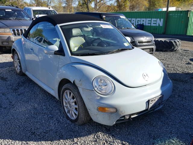 3VWCM31Y45M361496 - 2005 VOLKSWAGEN NEW BEETLE 蓝色 照片 1