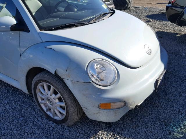 3VWCM31Y45M361496 - 2005 VOLKSWAGEN NEW BEETLE 蓝色 照片 9