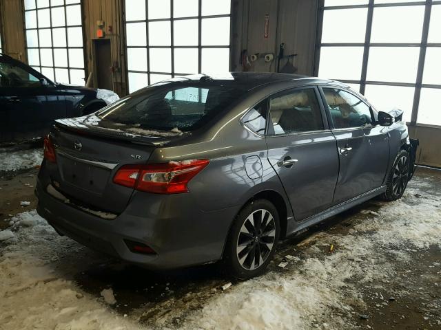 3N1AB7AP2GY257988 - 2016 NISSAN SENTRA S GRAY photo 4