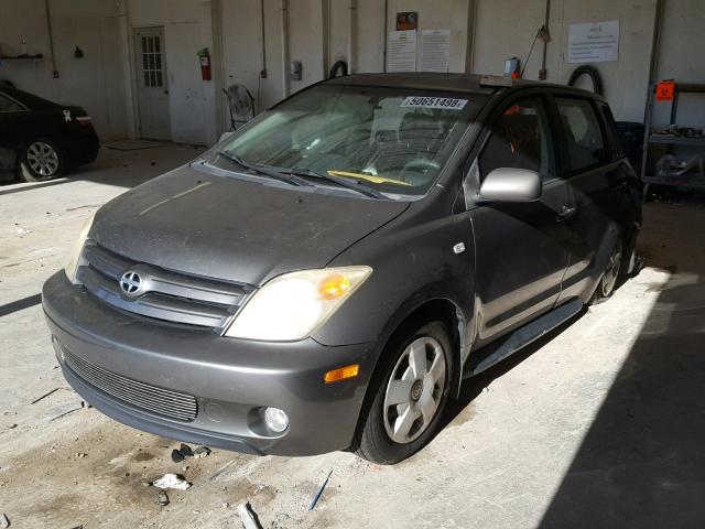 JTKKT604850083182 - 2005 TOYOTA SCION XA GRAY photo 2