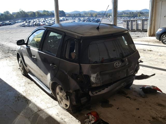 JTKKT604850083182 - 2005 TOYOTA SCION XA GRAY photo 3