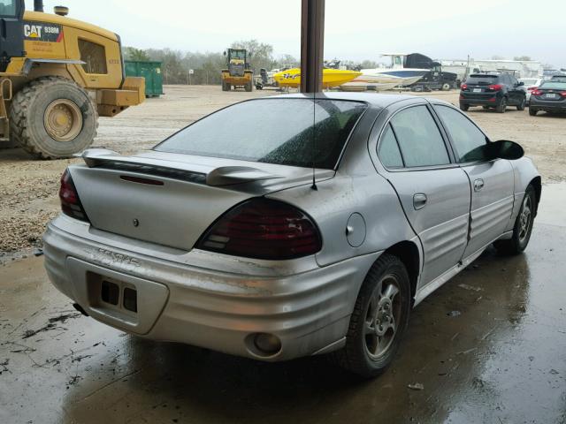 1G2NF52F42C287173 - 2002 PONTIAC GRAND AM S SILVER photo 4