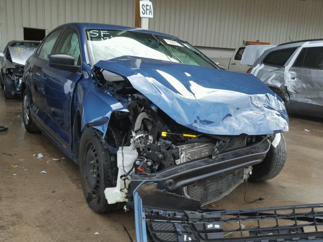 3VW267AJ5GM290750 - 2016 VOLKSWAGEN JETTA S BLUE photo 1