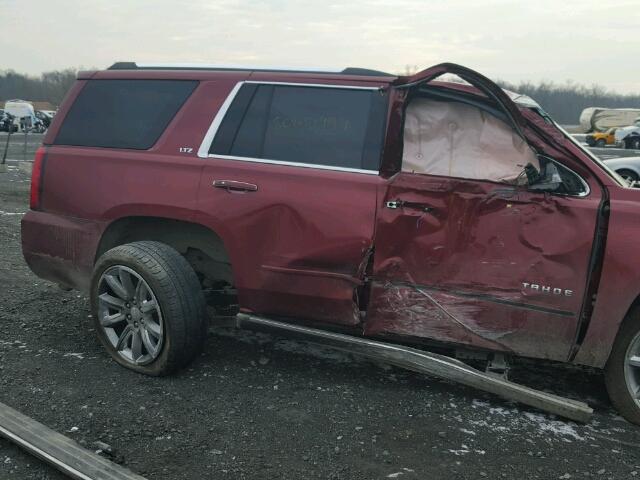 1GNSKCKC0GR386069 - 2016 CHEVROLET TAHOE K150 MAROON photo 9