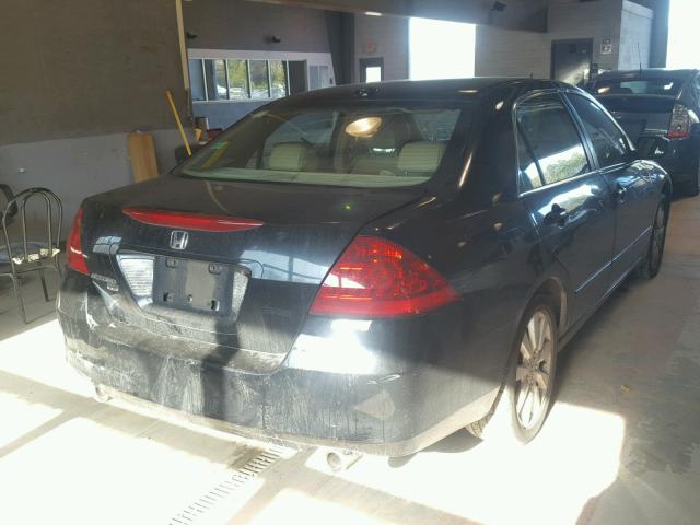 1HGCM66587A006674 - 2007 HONDA ACCORD EX BLACK photo 4