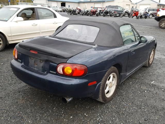 JM1NB353XY0150066 - 2000 MAZDA MX-5 MIATA BLUE photo 4