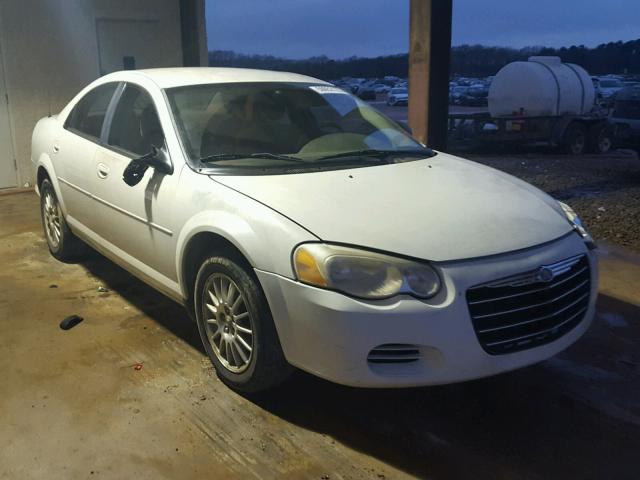 1C3EL56R54N288689 - 2004 CHRYSLER SEBRING LX WHITE photo 1