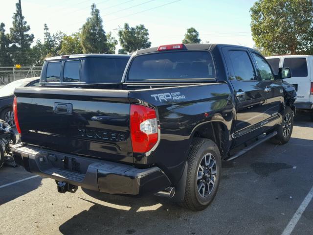 5TFFY5F10JX232753 - 2018 TOYOTA TUNDRA CRE BLACK photo 4