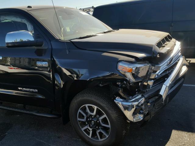 5TFFY5F10JX232753 - 2018 TOYOTA TUNDRA CRE BLACK photo 9