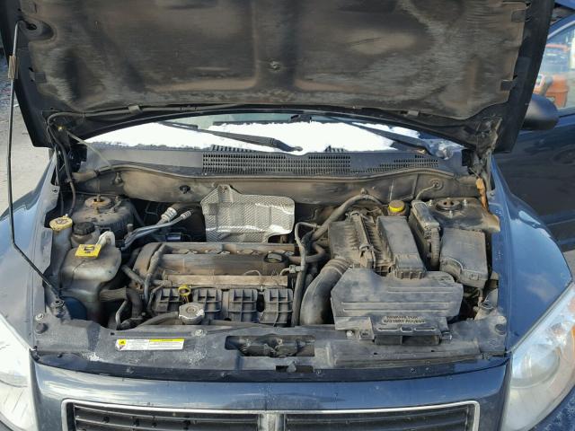 1B3HB48B87D408289 - 2007 DODGE CALIBER SX BLUE photo 7