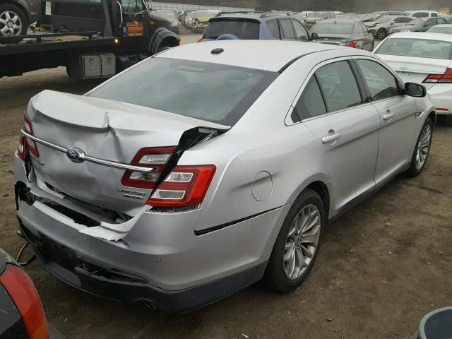 1FAHP2F84DG210191 - 2013 FORD TAURUS LIM SILVER photo 4