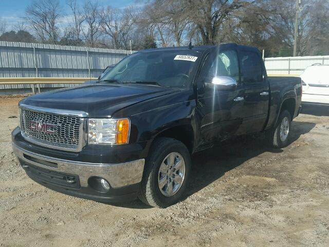 3GTP2VE36BG256702 - 2011 GMC SIERRA K15 BLACK photo 2