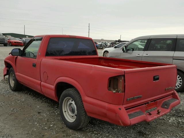 1GTCS1442R8520645 - 1994 GMC SONOMA RED photo 3