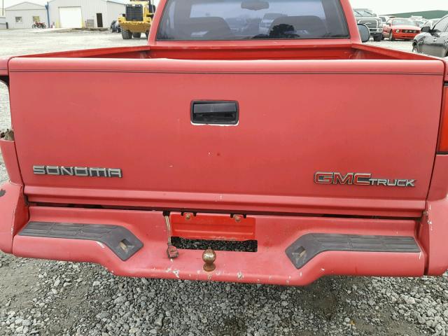 1GTCS1442R8520645 - 1994 GMC SONOMA RED photo 6