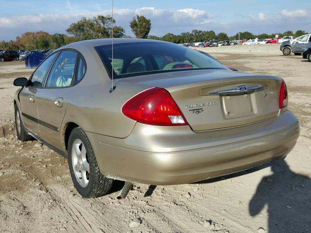 1FAFP55U2YG279846 - 2000 FORD TAURUS SES GOLD photo 3