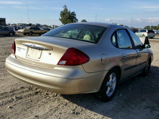 1FAFP55U2YG279846 - 2000 FORD TAURUS SES GOLD photo 4