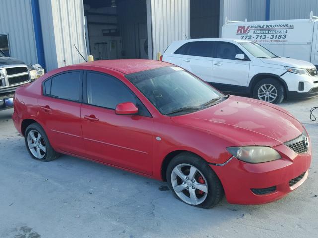 JM1BK12F041176217 - 2004 MAZDA 3 I RED photo 1