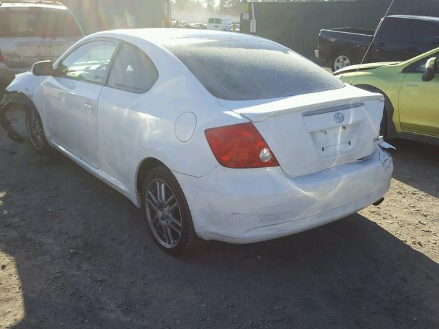 JTKDE167250057314 - 2005 TOYOTA SCION TC WHITE photo 3