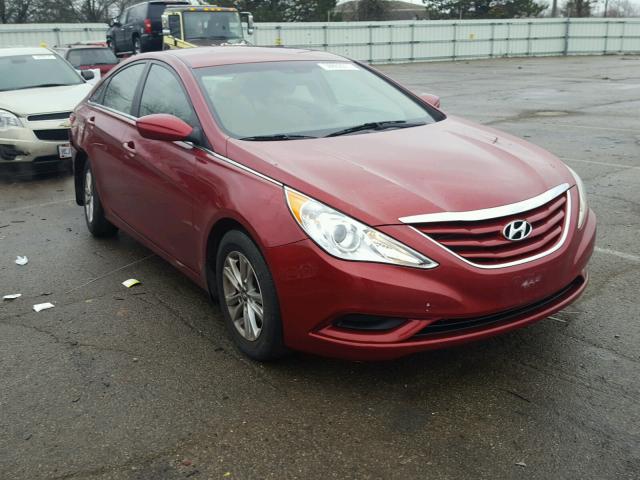 5NPEB4AC7BH308336 - 2011 HYUNDAI SONATA GLS RED photo 1