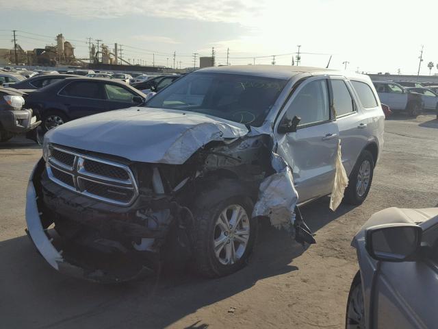 1D4RD2GG4BC618422 - 2011 DODGE DURANGO EX SILVER photo 2