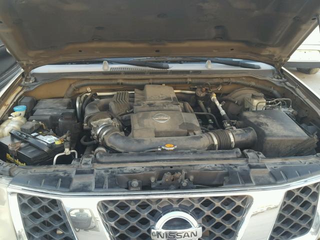 5N1AR18U35C746192 - 2005 NISSAN PATHFINDER BROWN photo 7