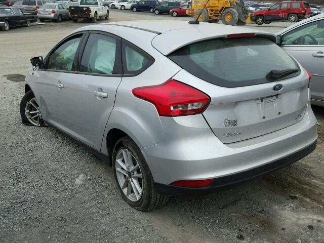 1FADP3K2XFL283470 - 2015 FORD FOCUS SE SILVER photo 3