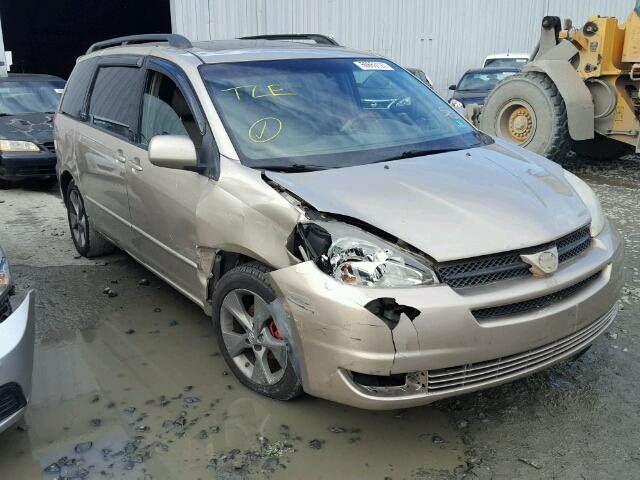 5TDZA22C44S104890 - 2004 TOYOTA SIENNA XLE TAN photo 1