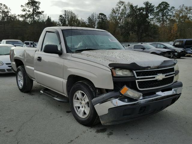 3GCEC14X26G210761 - 2006 CHEVROLET SILVERADO BEIGE photo 1