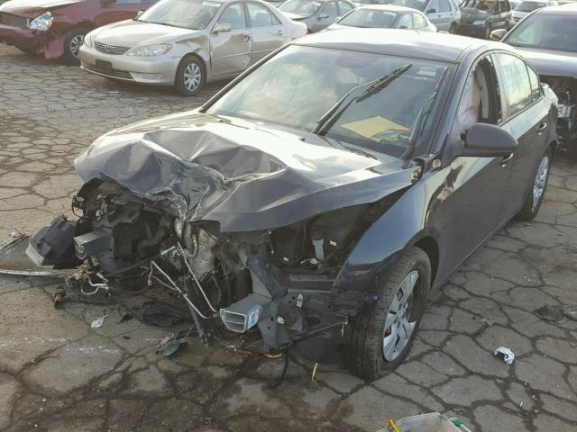 1G1PC5SH5G7122482 - 2016 CHEVROLET CRUZE LIMI BLACK photo 2