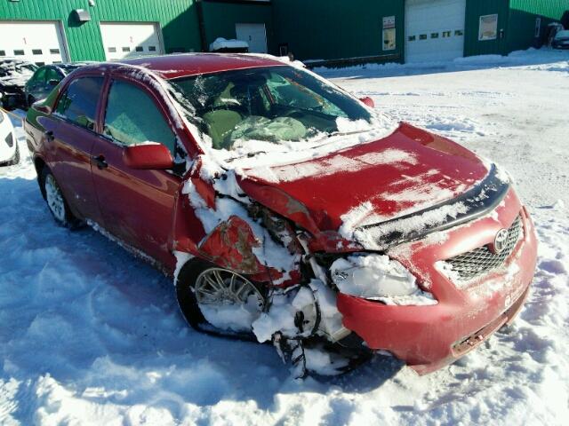 2T1BU4EE9AC388636 - 2010 TOYOTA COROLLA BA RED photo 1