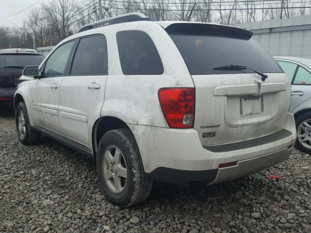 2CKDL33F786046348 - 2008 PONTIAC TORRENT WHITE photo 3