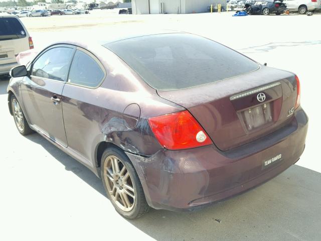 JTKDE167270199696 - 2007 TOYOTA SCION TC 紫色 照片 3