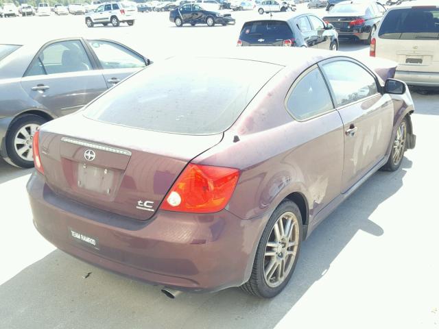 JTKDE167270199696 - 2007 TOYOTA SCION TC 紫色 照片 4