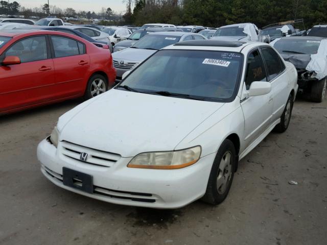 1HGCG16521A031815 - 2001 HONDA ACCORD EX WHITE photo 2