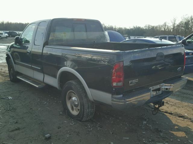 1FTRX18L11NA15697 - 2001 FORD F150 BLACK photo 3